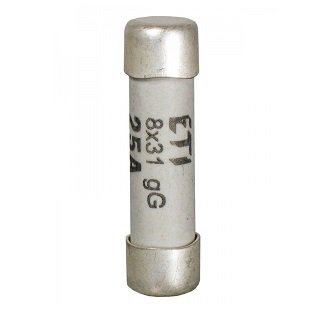 Wkładki topikowe cylindryczne 8×32 typu CH, char. gG, aM